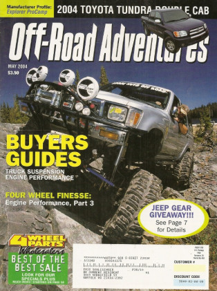 OFF-ROAD ADVENTURES 2004 MAY - TUNDRA DOUBLE CAB